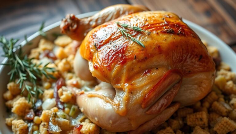 cornbread dressing with chicken