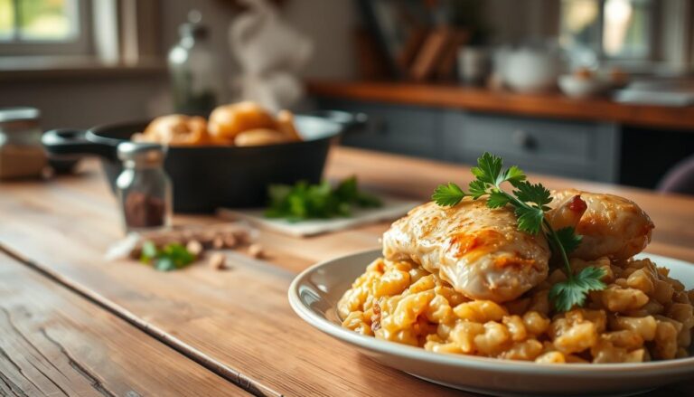 homemade chicken and dressing