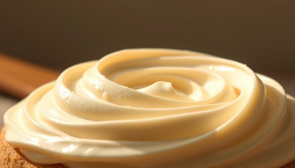 A smooth, creamy swirl of soft, luscious cream cheese mixture. A rich, velvety foreground with delicate highlights, its texture inviting the viewer to imagine the silky-smooth mouthfeel. Soft shadows cast gently across the surface, creating depth and dimension. Backlit by a warm, natural light source, the mixture appears to glow with a subtle radiance. The overall composition conveys a sense of indulgence and culinary elegance, perfectly capturing the essence of a perfect cream cheese base for a no-bake cheesecake. A smooth, creamy swirl of soft, luscious cream cheese mixture. A rich, velvety foreground with delicate highlights, its texture inviting the viewer to imagine the silky-smooth mouthfeel. Soft shadows cast gently across the surface, creating depth and dimension. Backlit by a warm, natural light source, the mixture appears to glow with a subtle radiance. The overall composition conveys a sense of indulgence and culinary elegance, perfectly capturing the essence of a perfect cream cheese base for a no-bake cheesecake.