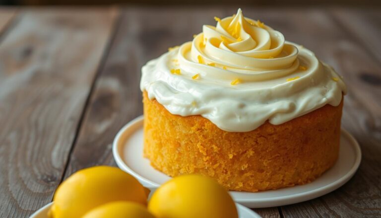 Lemon Cake with Cream Cheese Frosting