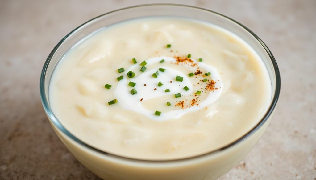 Freezing creamy potato soup