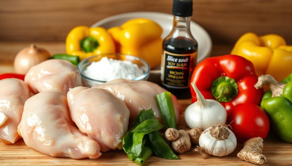 Sweet and Sour Alice Springs Chicken ingredients