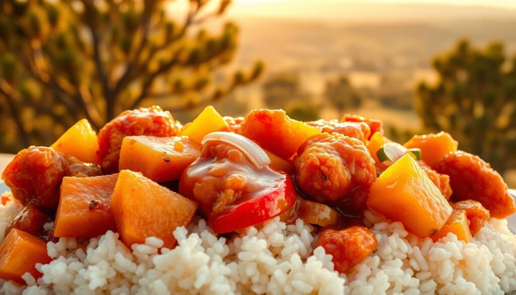Sweet and Sour Chicken with Outback Twist
