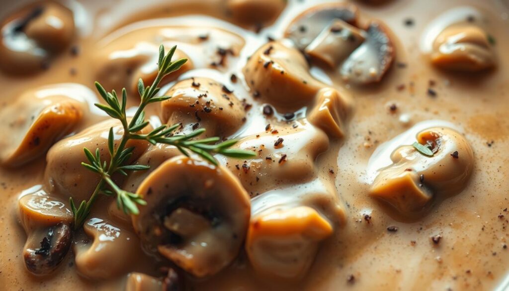 creamy mushroom sauce